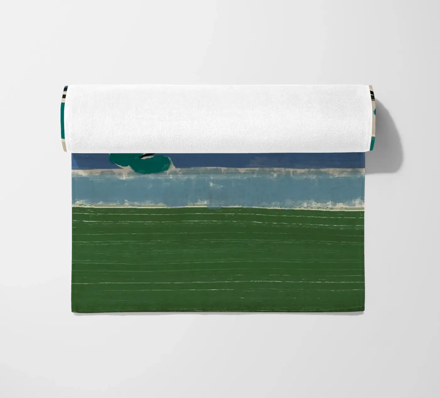 Rain tree beach towel by Little Dean