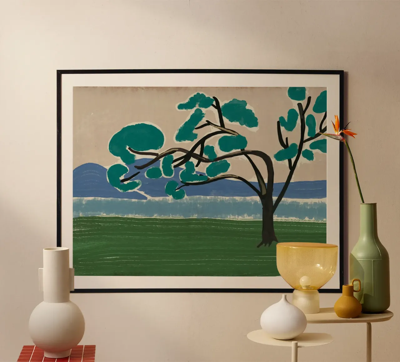 Albero della pioggia carta hahnemühle da Little Dean