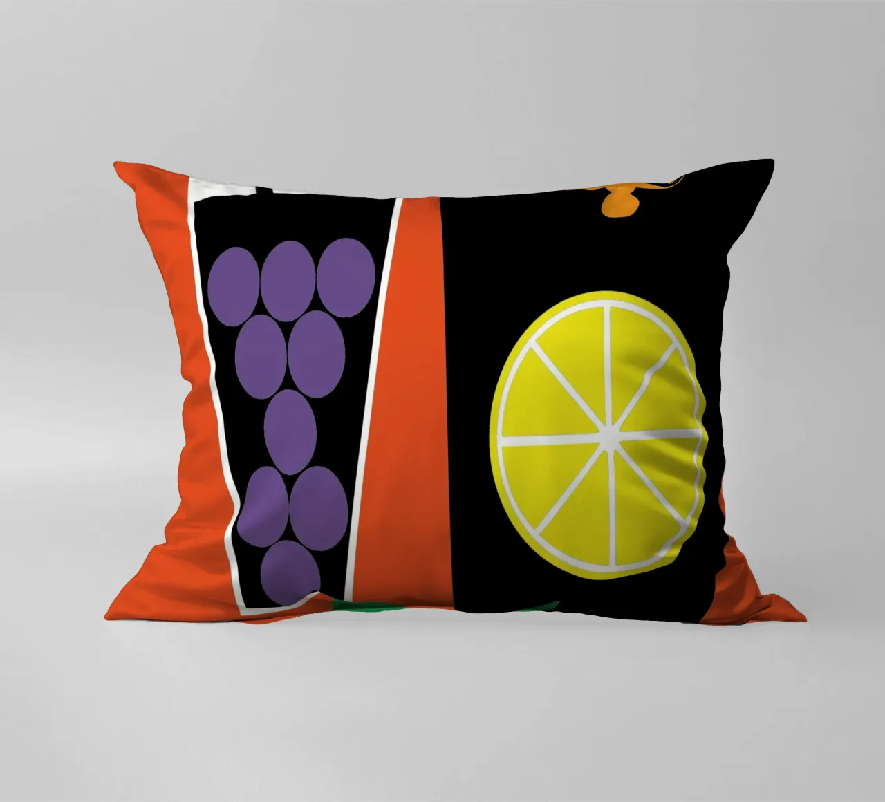 Bicchiere con gamberetti al limone cuscino da LOOK DIFFERENT
