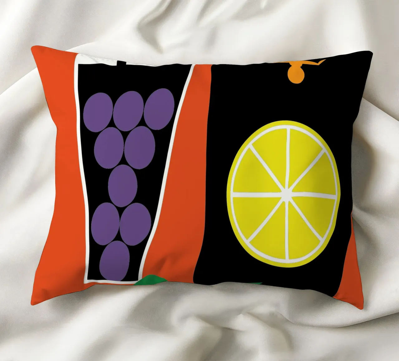 Bicchiere con gamberetti al limone cuscino da LOOK DIFFERENT