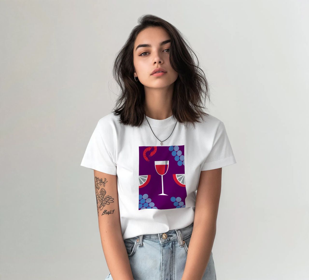Succo d'uva e limone t-shirt da LOOK DIFFERENT