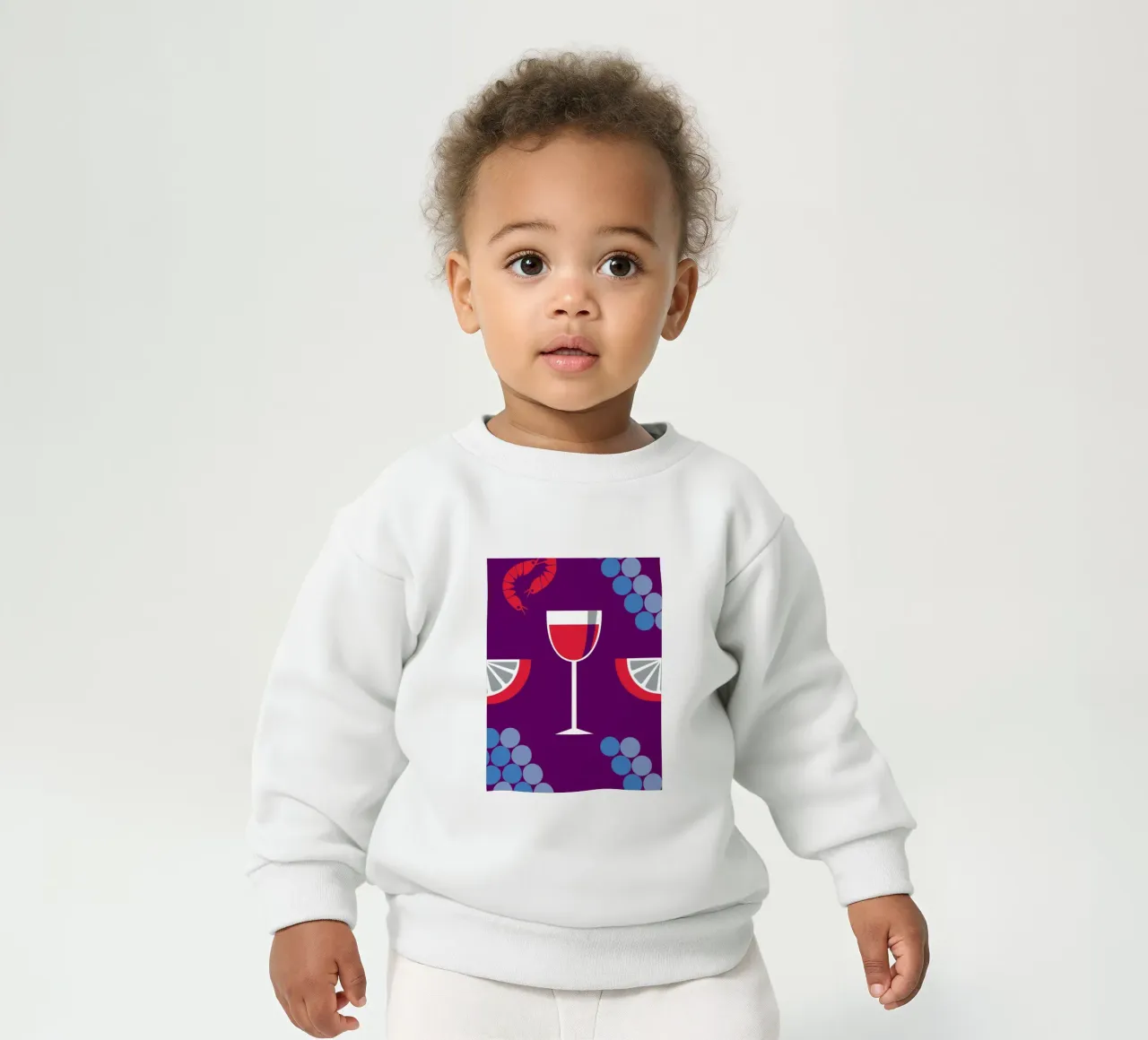 Succo d'uva e limone felpa neonato da LOOK DIFFERENT