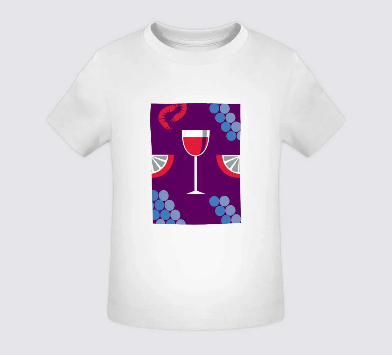 Succo d'uva e limone maglietta neonato da LOOK DIFFERENT