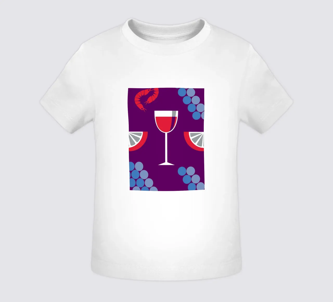 Zitrone Traubensaft Baby T-Shirt von LOOK DIFFERENT