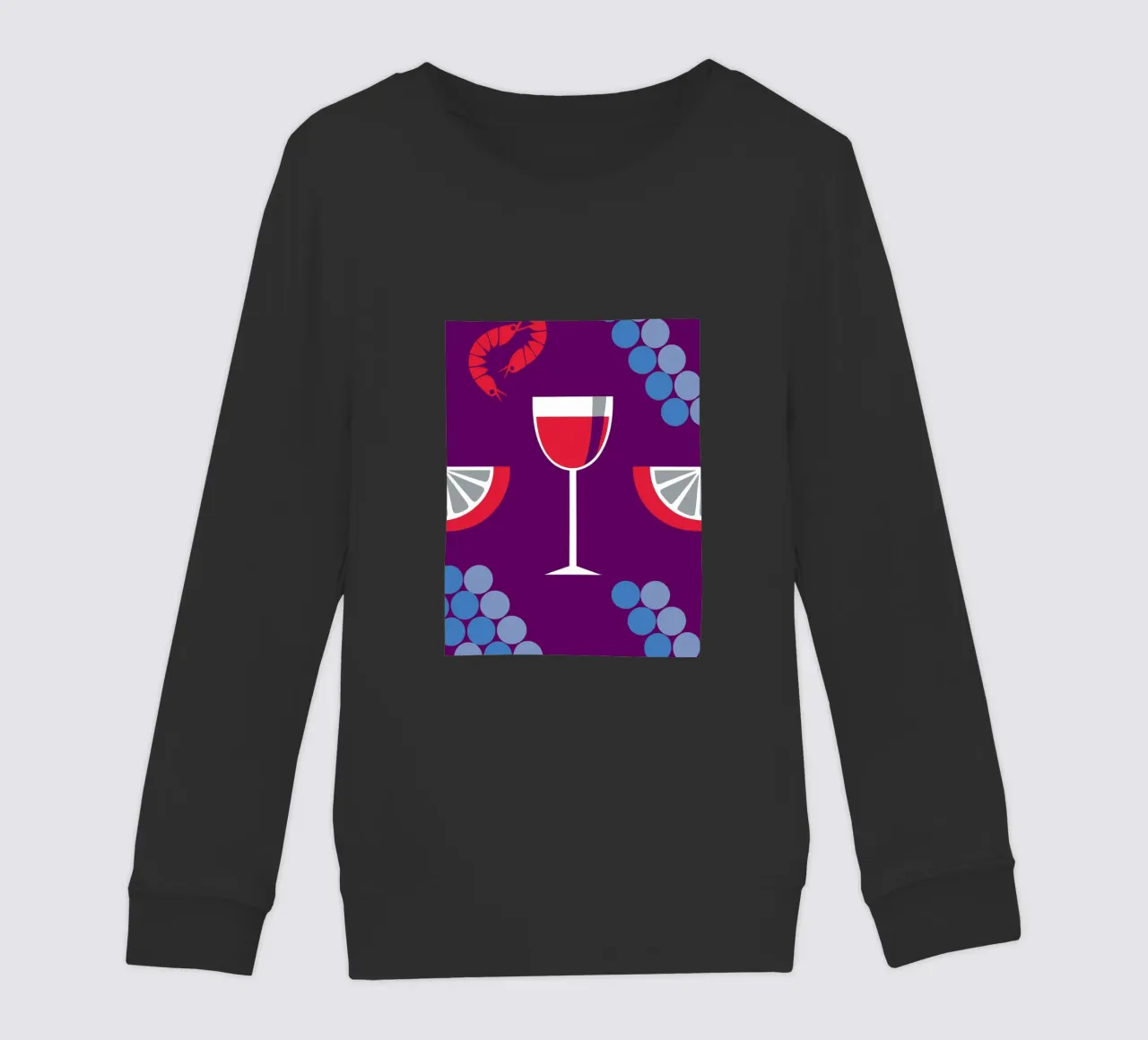 Succo d'uva e limone felpa bambino da LOOK DIFFERENT