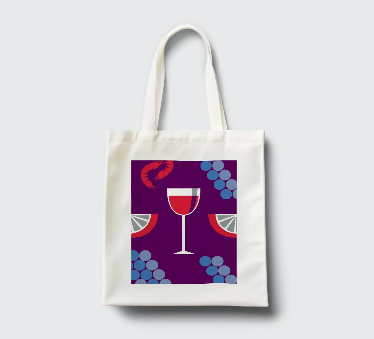 Zumo de uva y limón tote bag de LOOK DIFFERENT