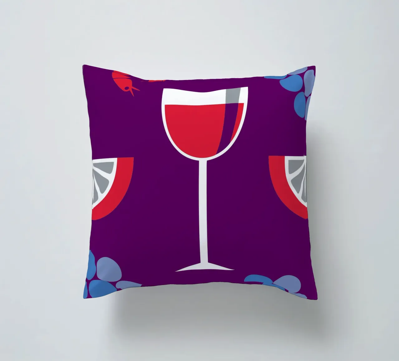 Succo d'uva e limone cuscino da LOOK DIFFERENT