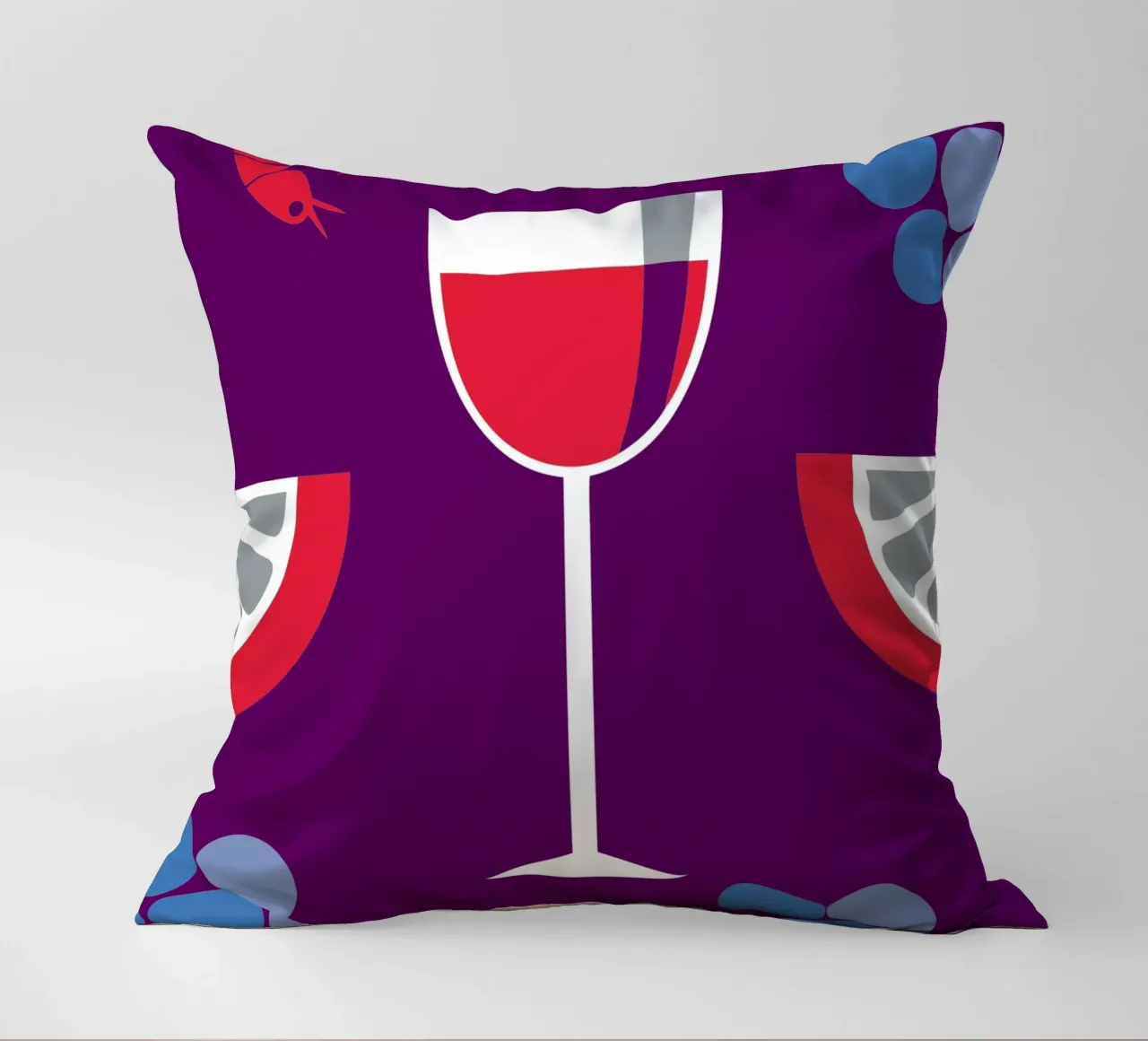 Succo d'uva e limone cuscino da LOOK DIFFERENT