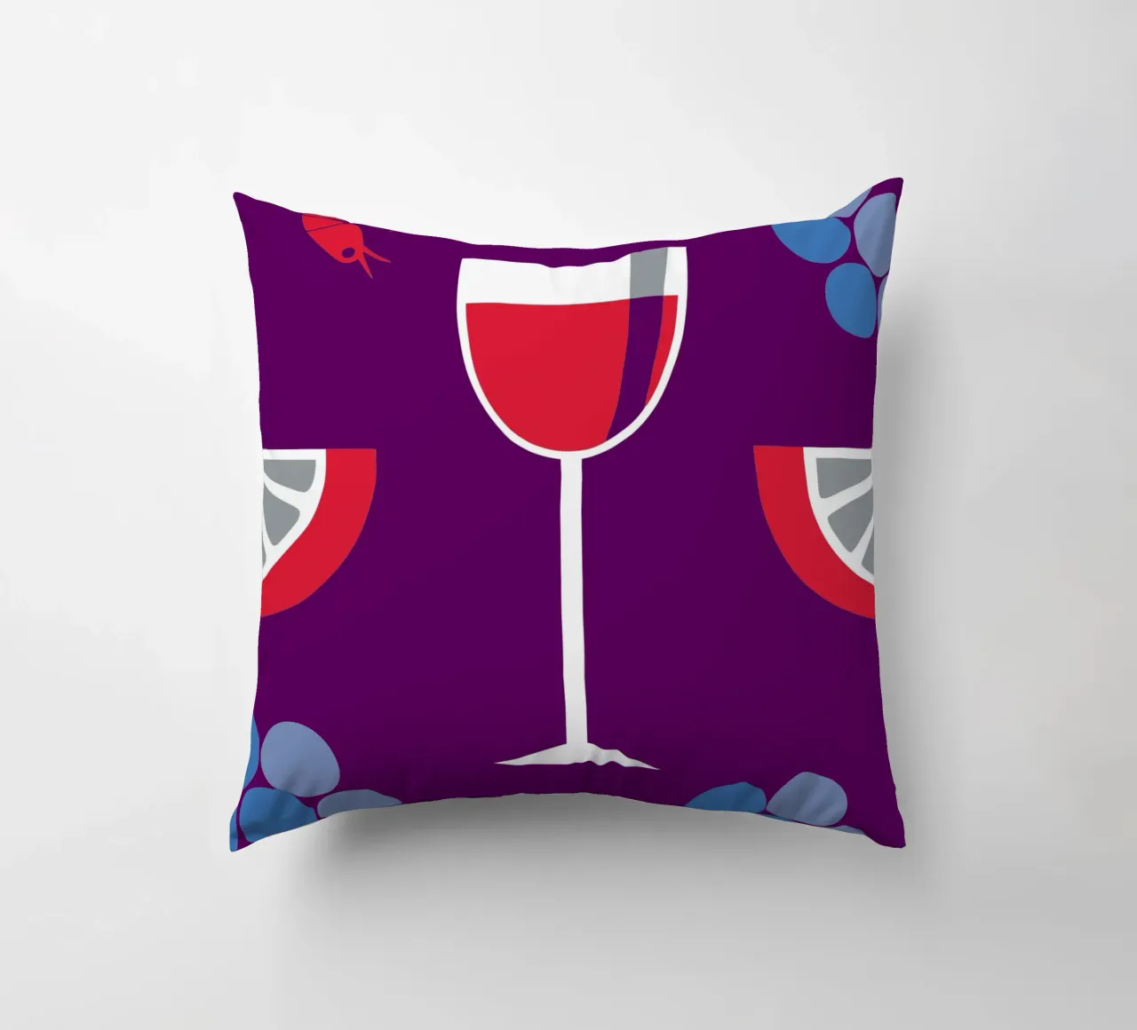 Succo d'uva e limone cuscino da LOOK DIFFERENT