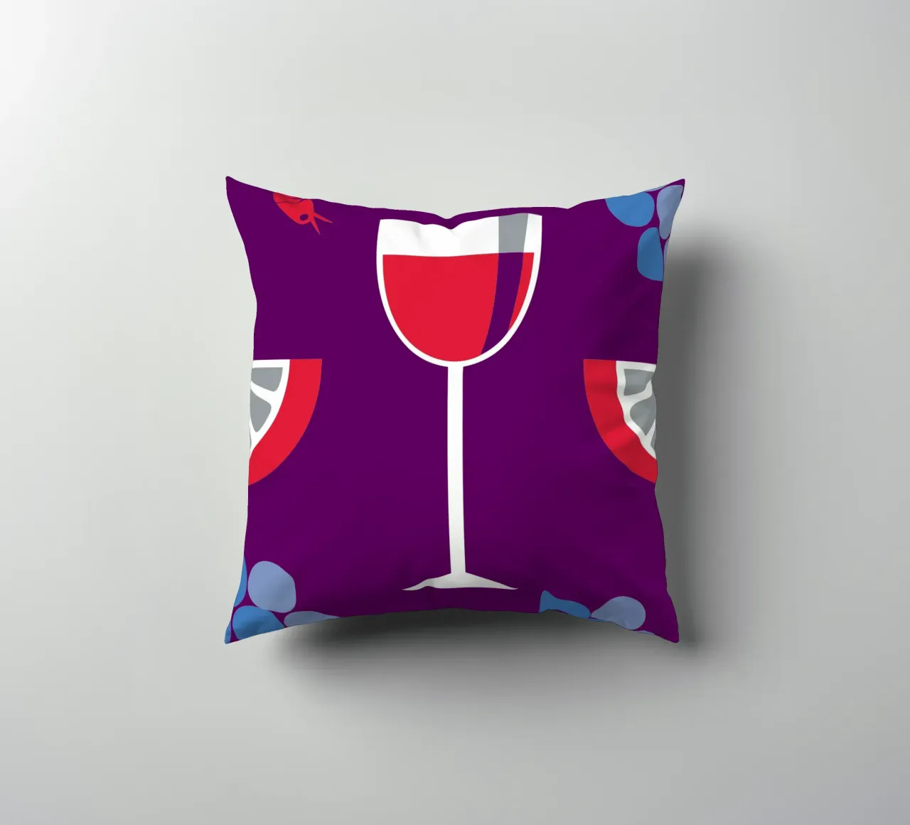 Succo d'uva e limone cuscino da LOOK DIFFERENT