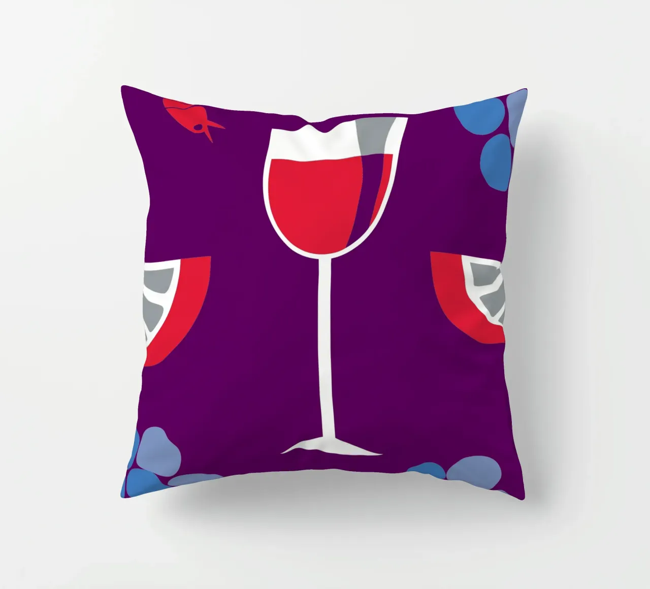 Succo d'uva e limone cuscino da LOOK DIFFERENT