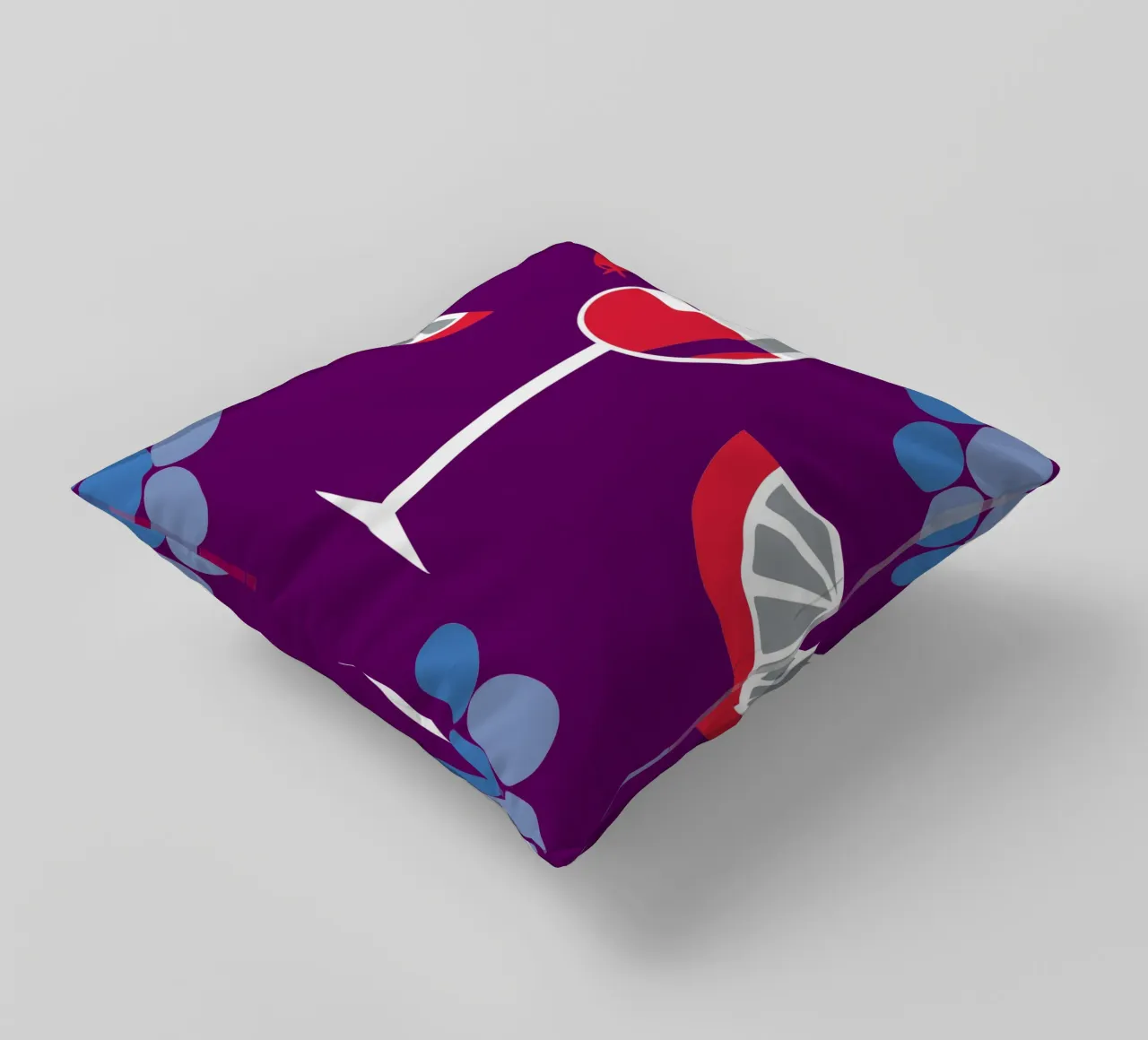 Succo d'uva e limone cuscino da LOOK DIFFERENT