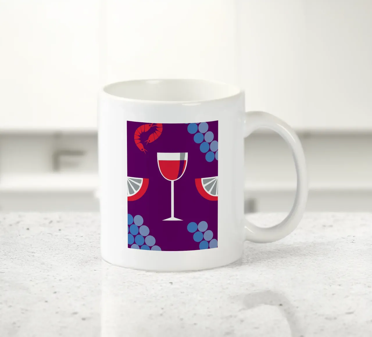 Zumo de uva y limón taza de cerámica de LOOK DIFFERENT