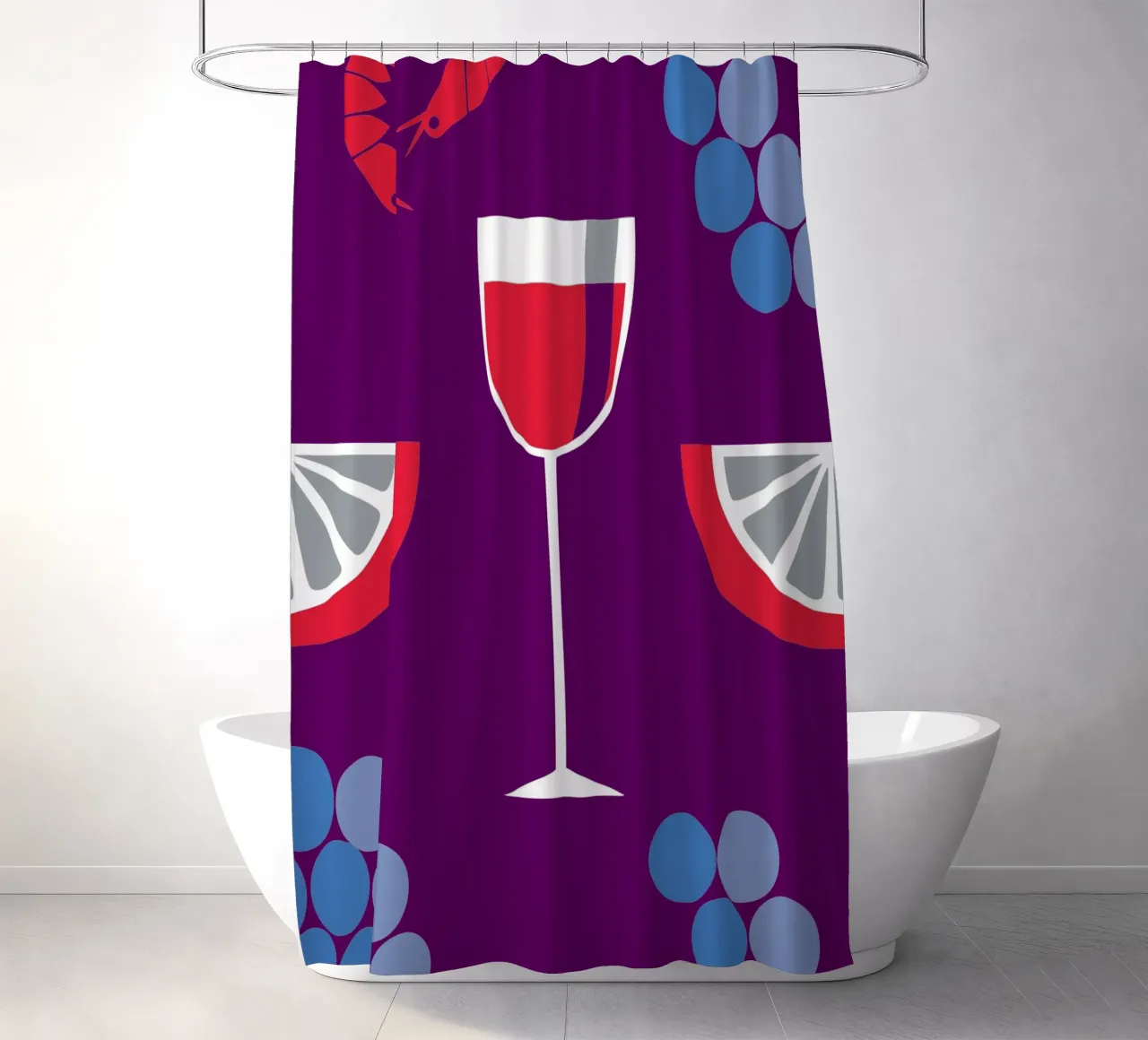 Succo d'uva e limone tenda da doccia da LOOK DIFFERENT