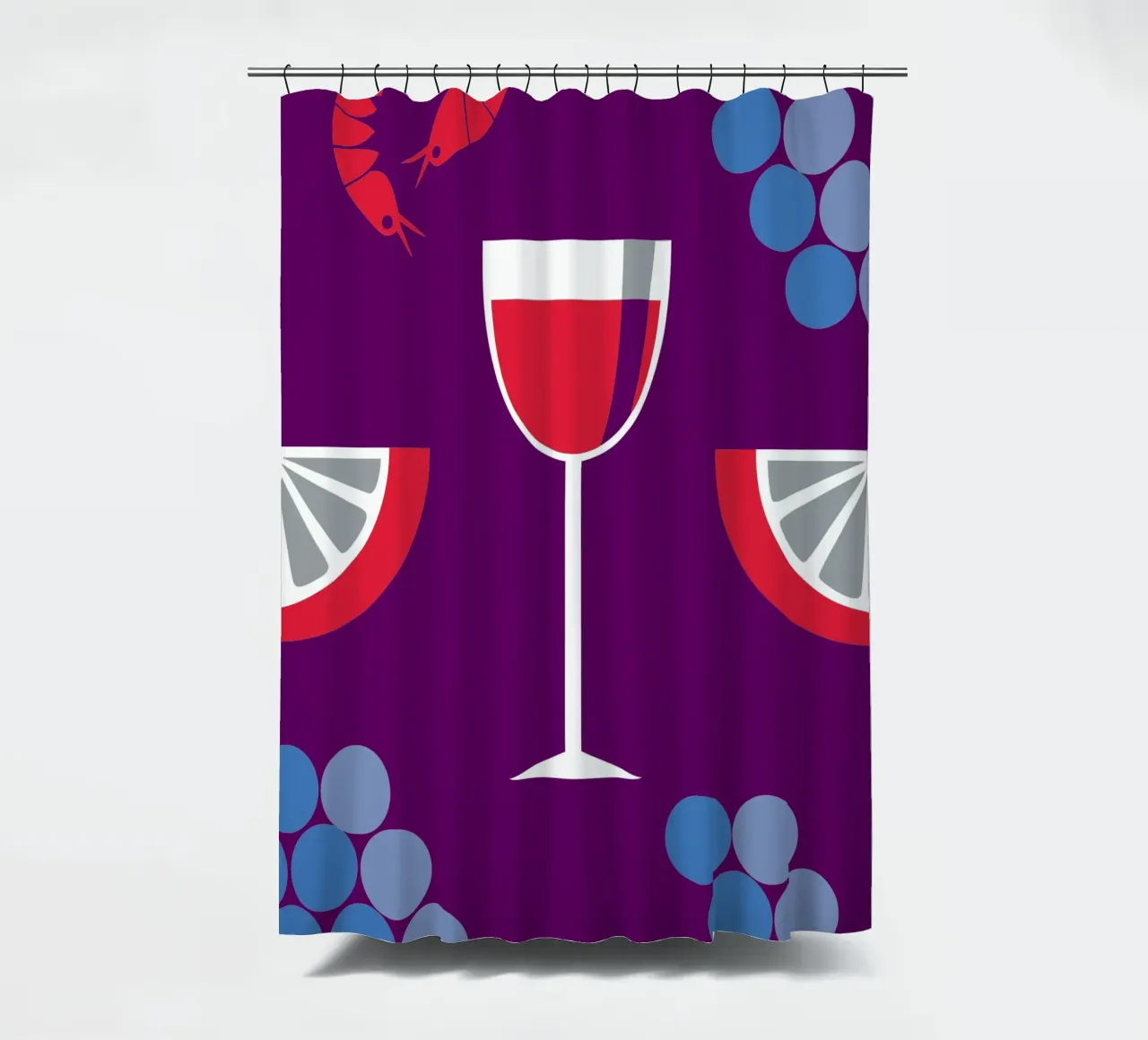 Succo d'uva e limone tenda da doccia da LOOK DIFFERENT