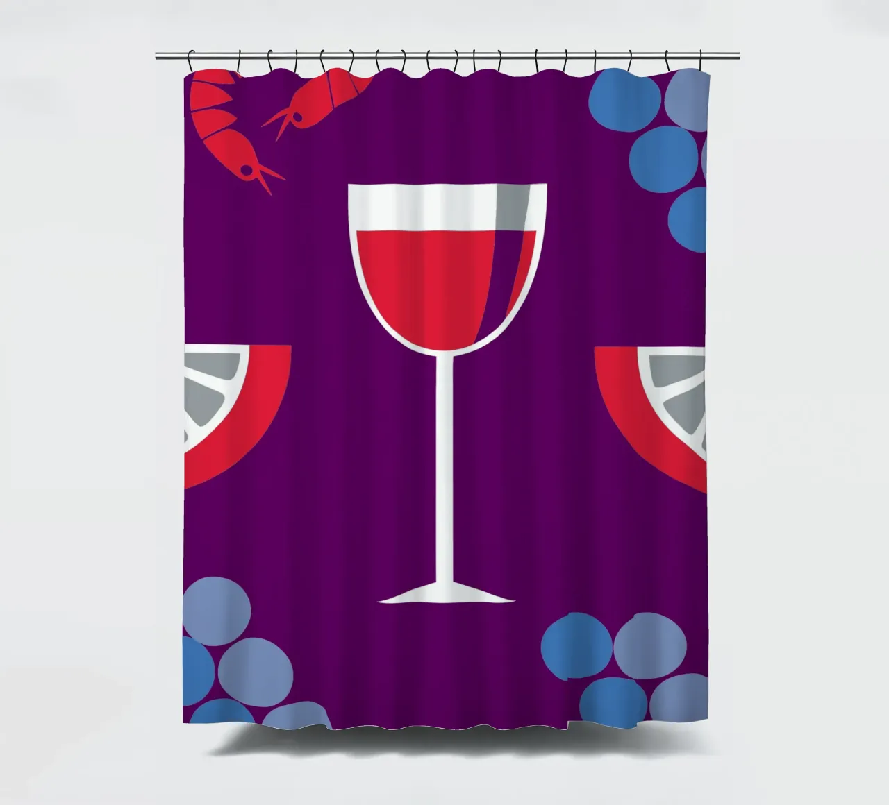 Succo d'uva e limone tenda da doccia da LOOK DIFFERENT