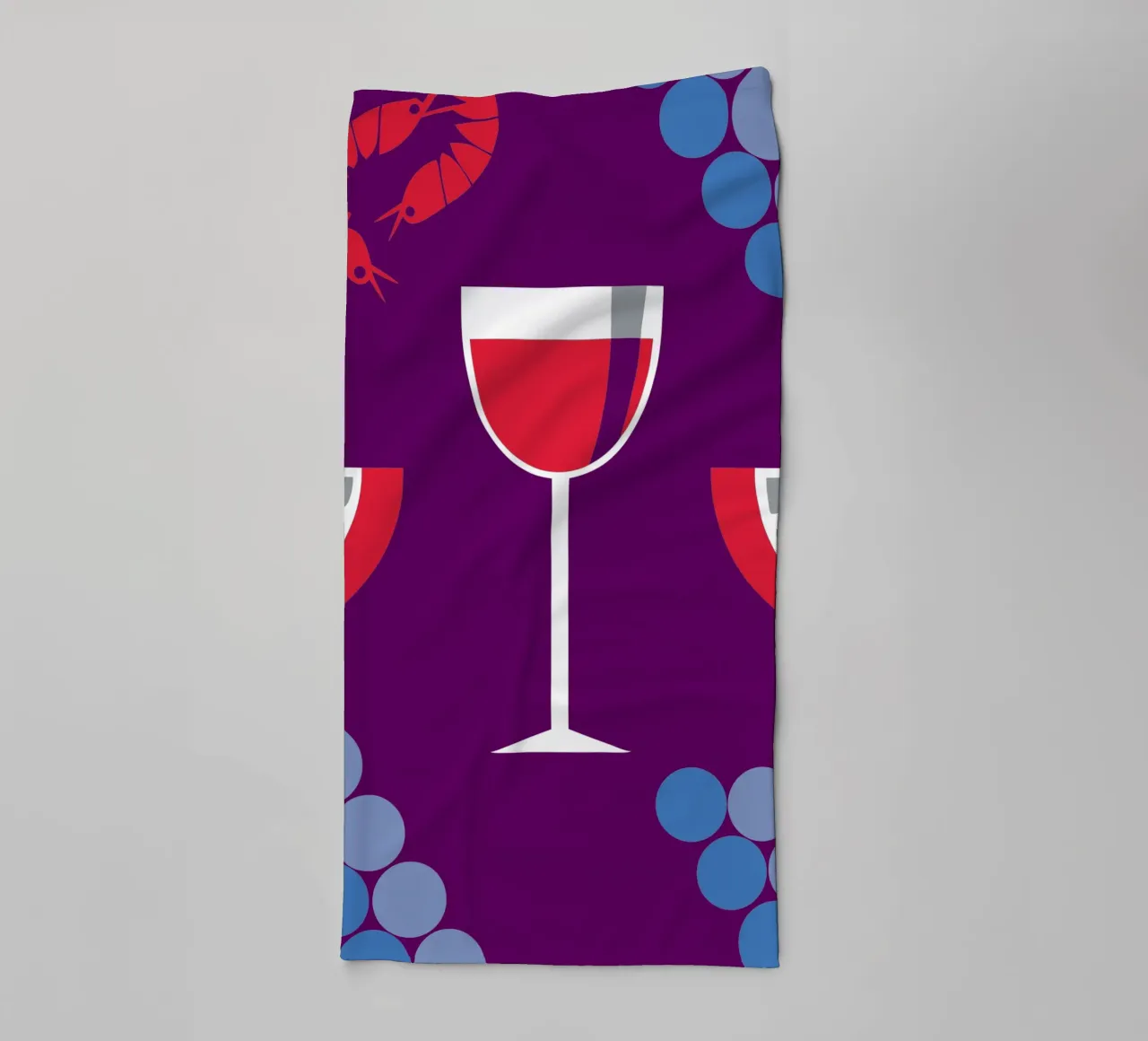 Zitrone Traubensaft Handtuch von LOOK DIFFERENT