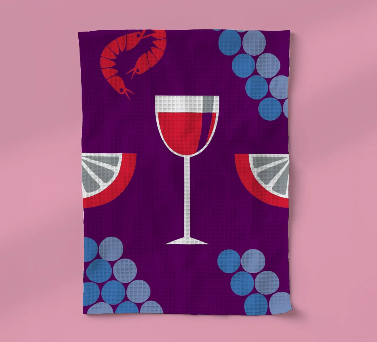 Succo d'uva e limone canovaccio da cucina da LOOK DIFFERENT