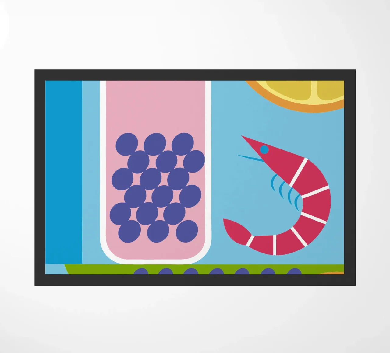 Gamberi al limone Uva zerbino da LOOK DIFFERENT