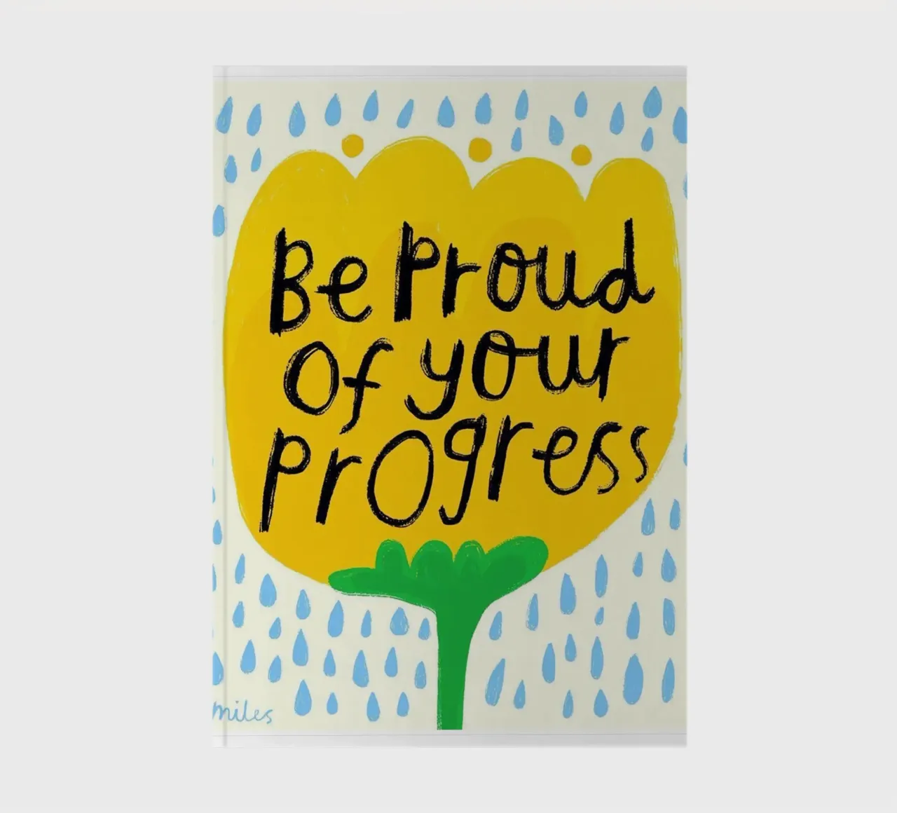 be pround of your progress notebook by Andara shop