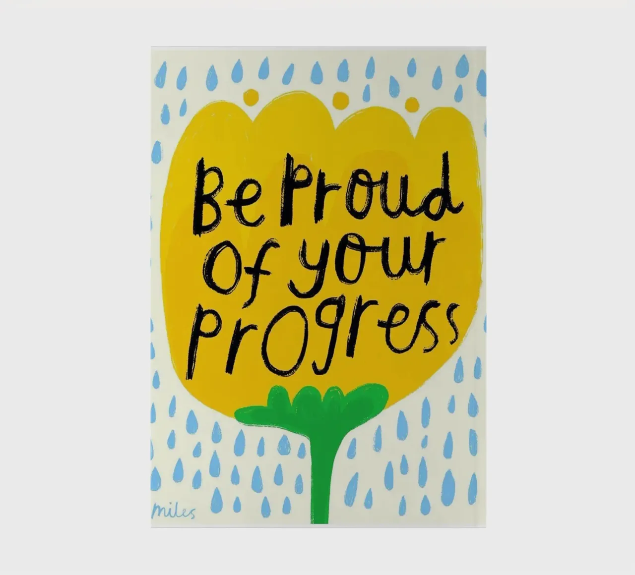 be pround of your progress notebook by Andara shop