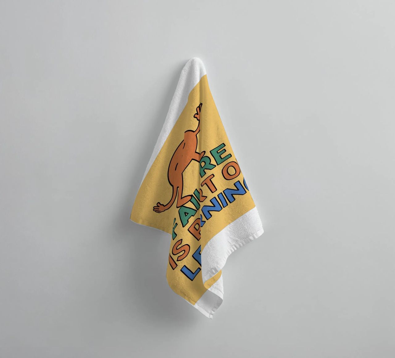 failure is part of learning towel by Andara shop