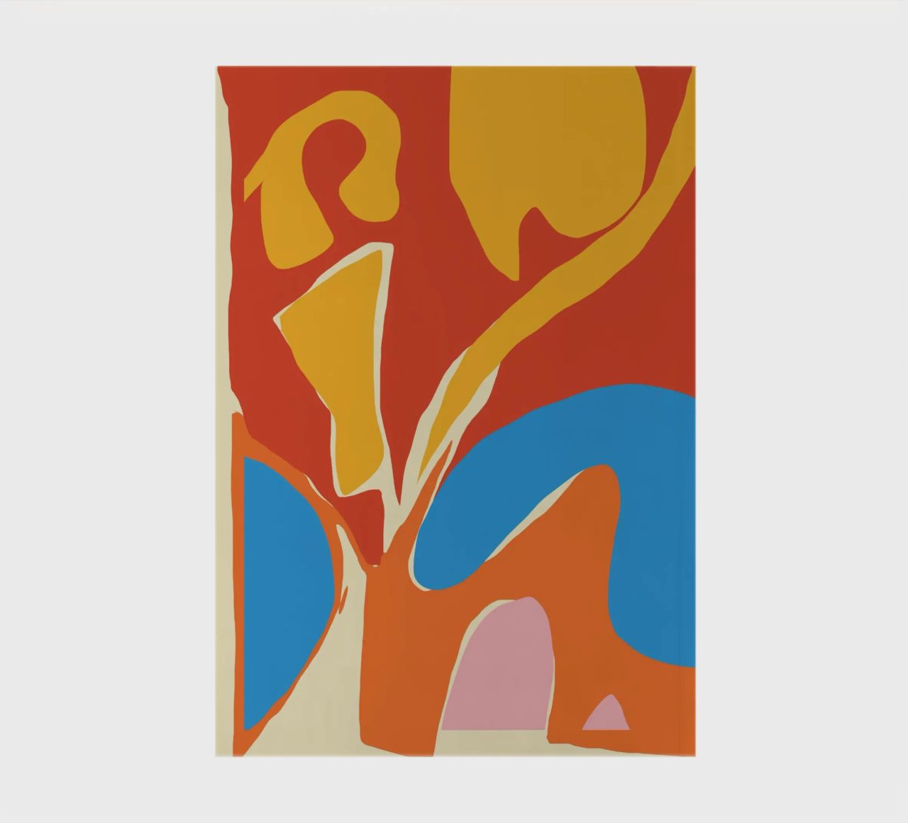 Dynamic abstract shapes notebook by Little Dean