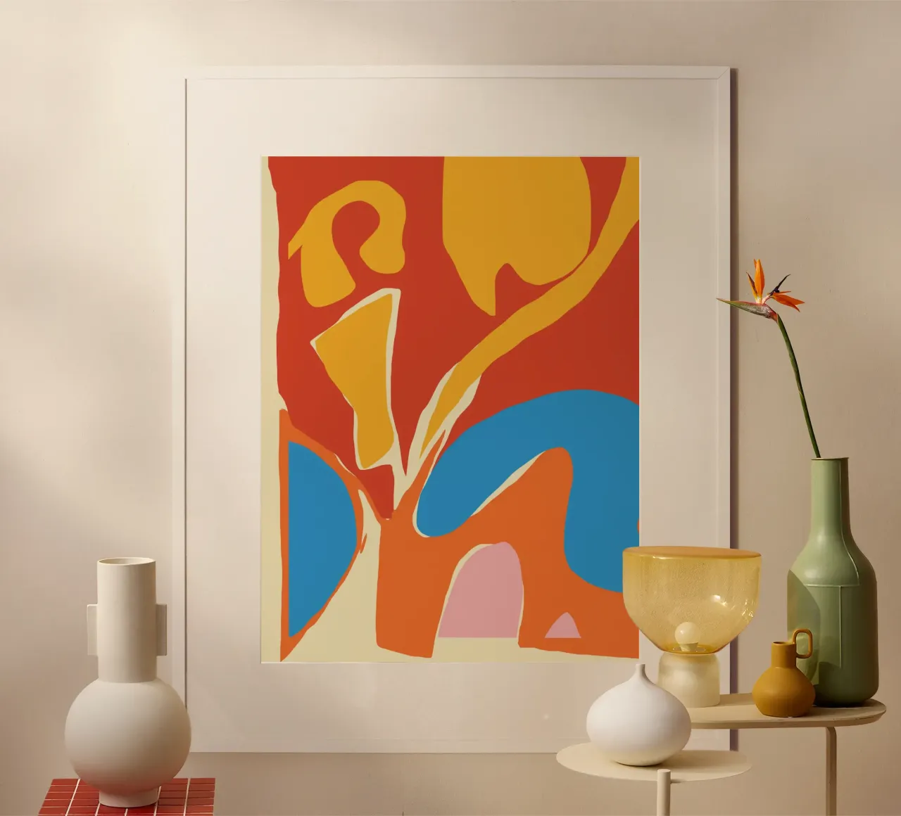 Dynamic abstract shapes hahnemühle by Little Dean