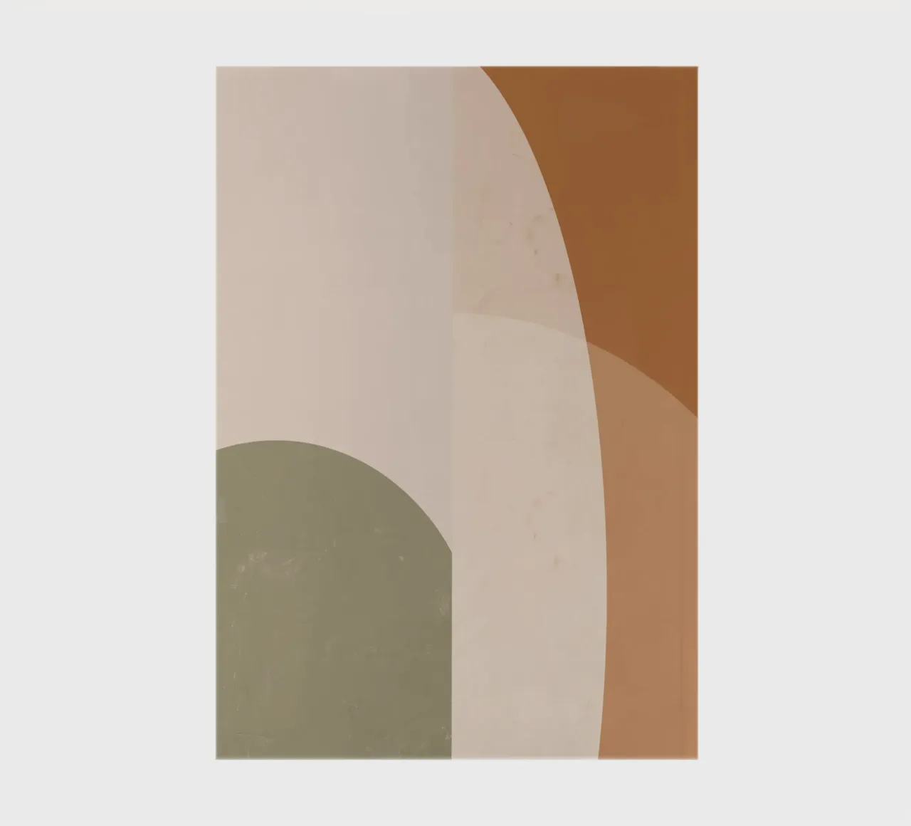 Earth tones and curves notebook by Little Dean