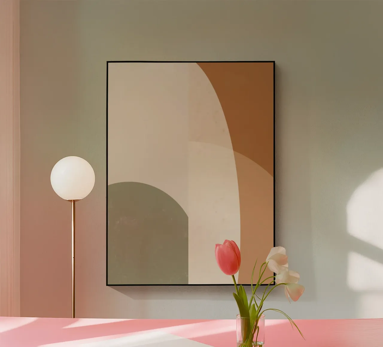 Toni della terra e curve plexiglass da Little Dean