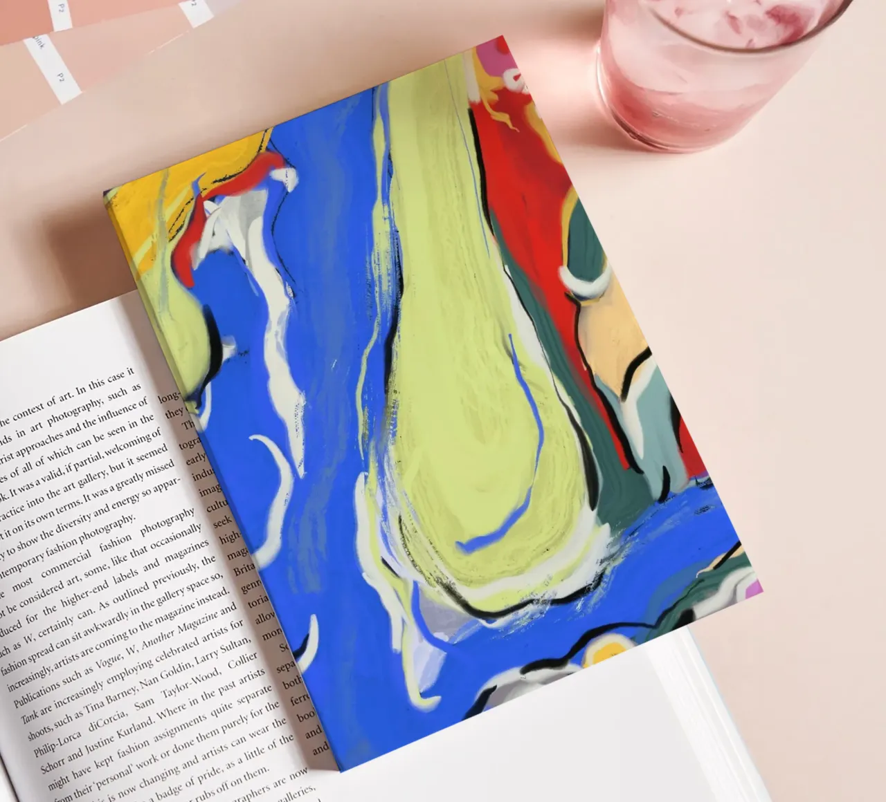 Dynamic fluidity notebook by Little Dean