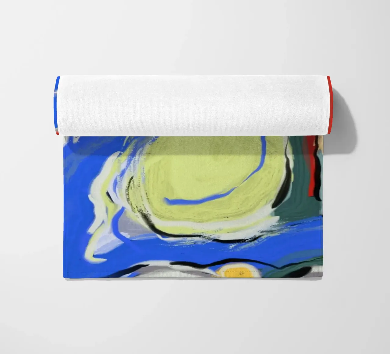 Dynamic fluidity beach towel by Little Dean