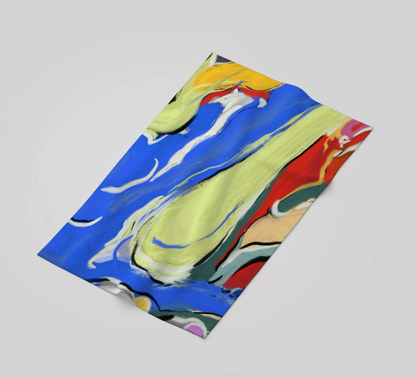 Dynamic fluidity beach towel by Little Dean