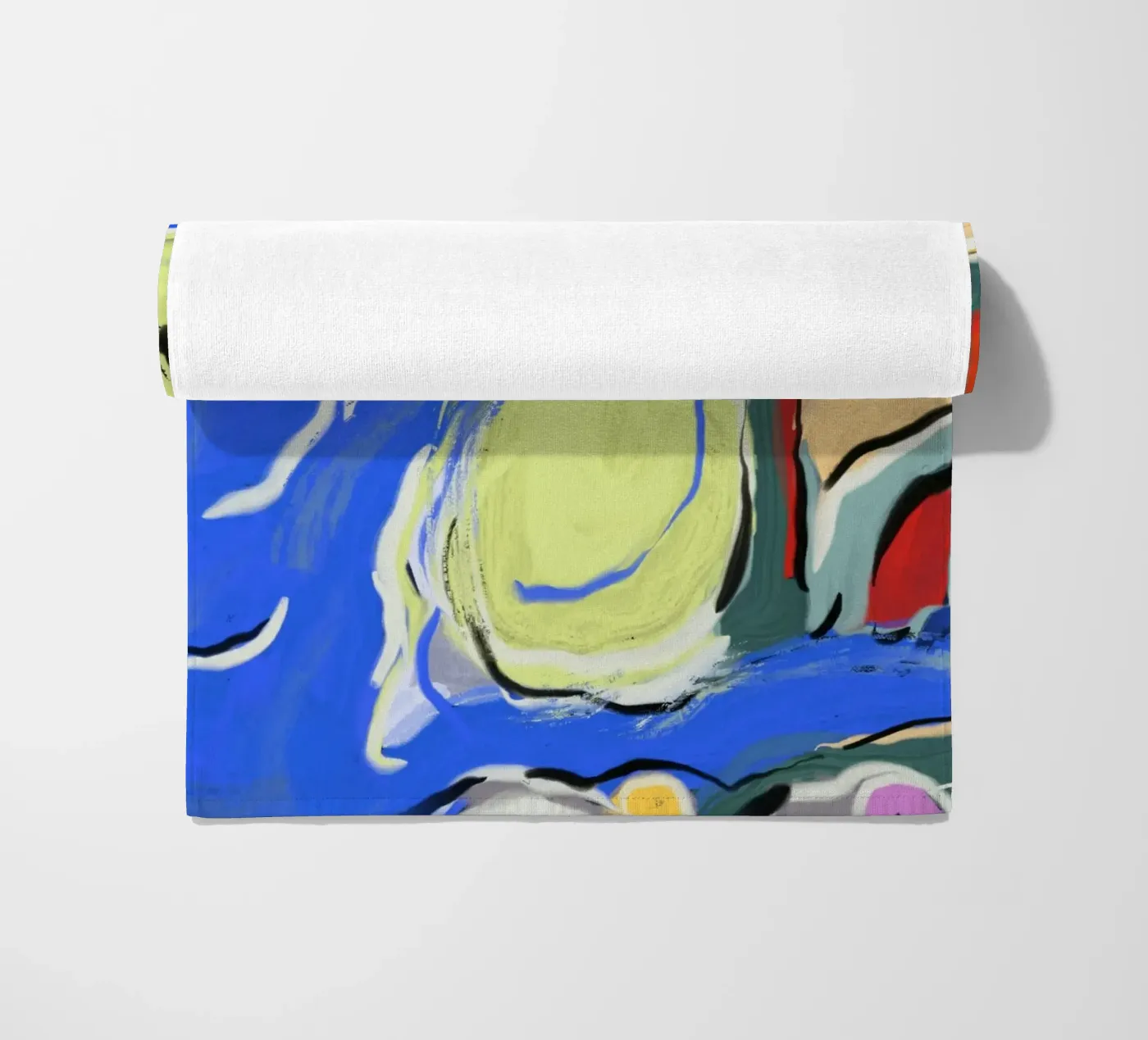 Dynamic fluidity beach towel by Little Dean