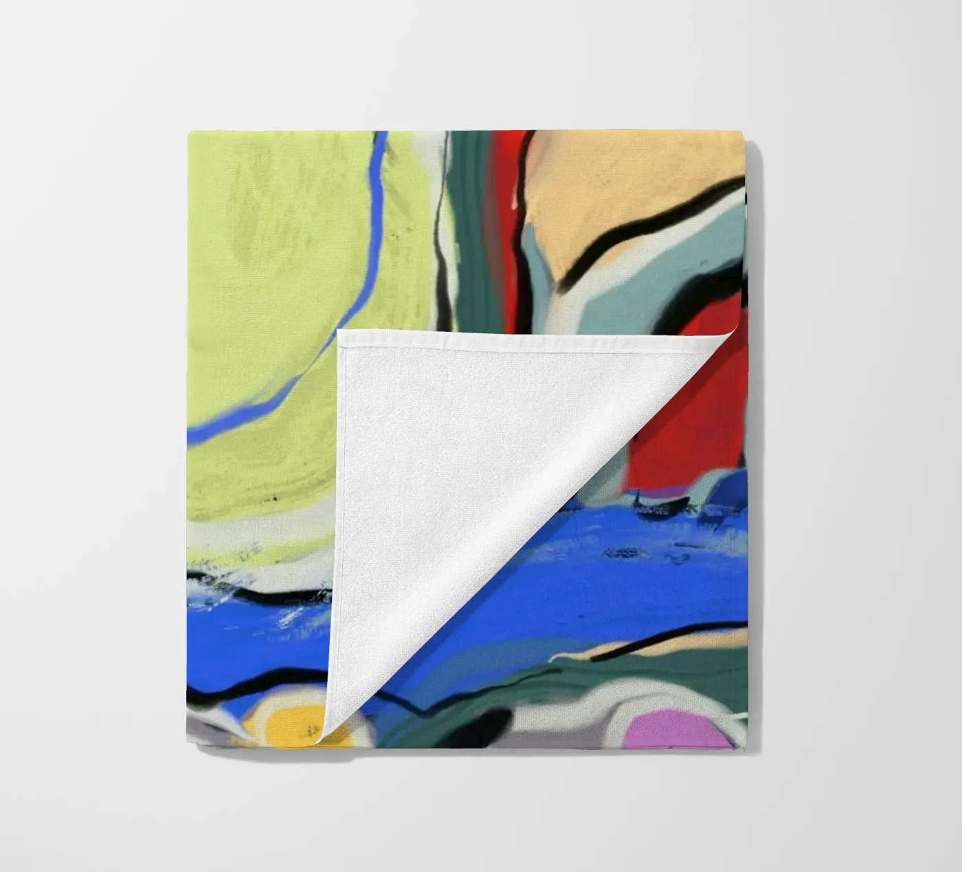 Dynamic fluidity beach towel by Little Dean