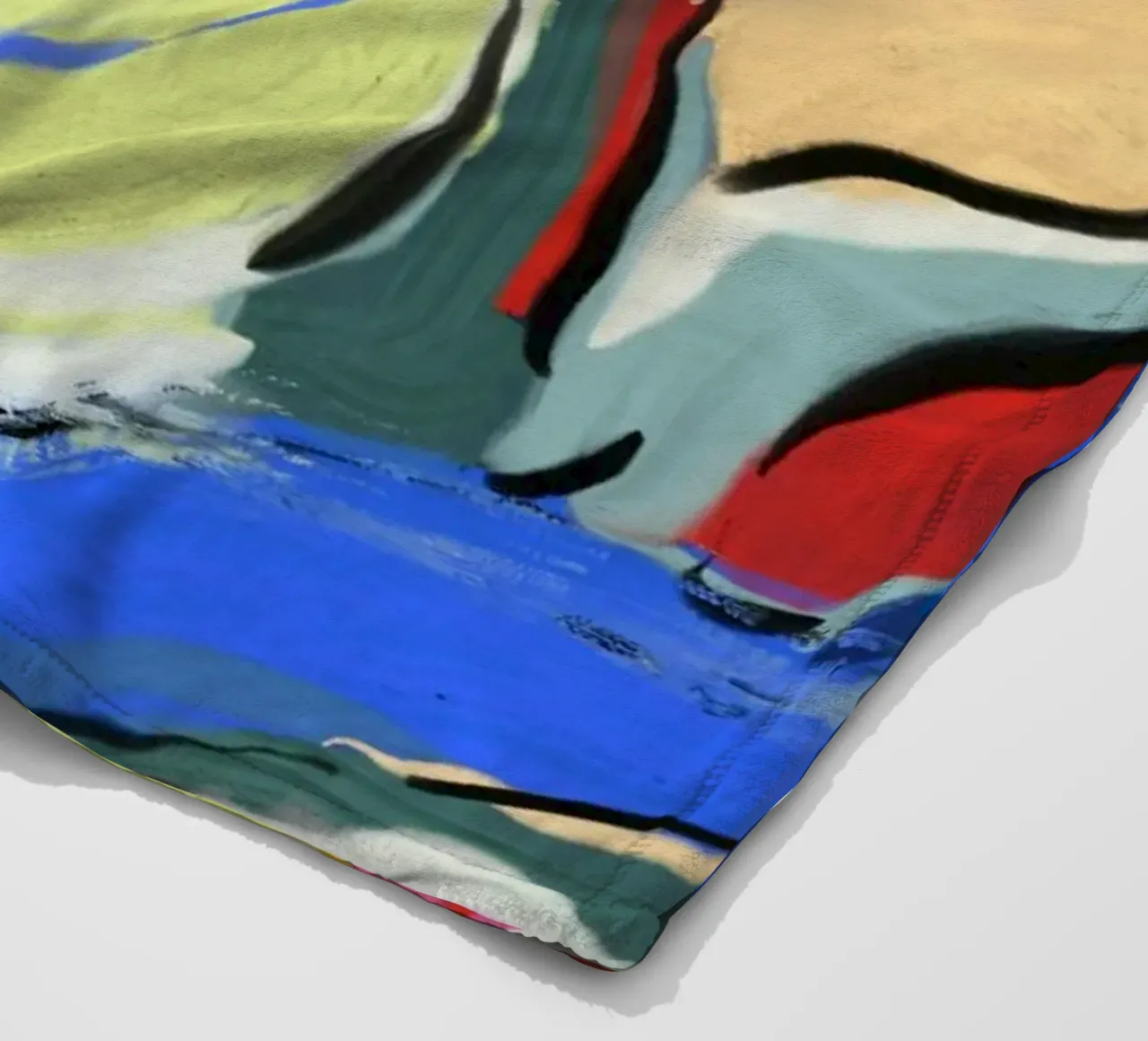 Dynamic fluidity fleece blanket by Little Dean