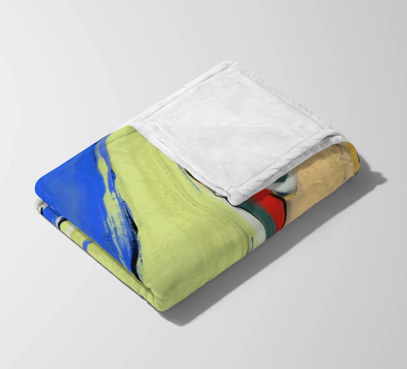 Dynamic fluidity fleece blanket by Little Dean