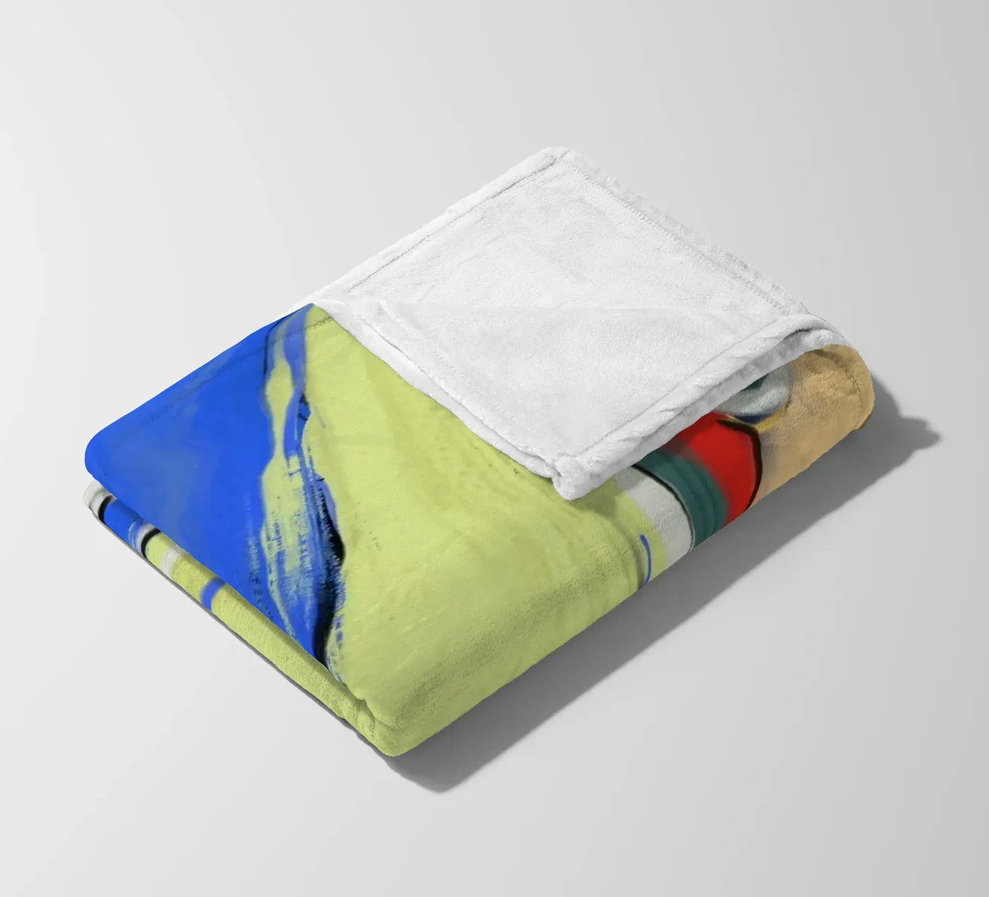 Dynamic fluidity fleece blanket by Little Dean
