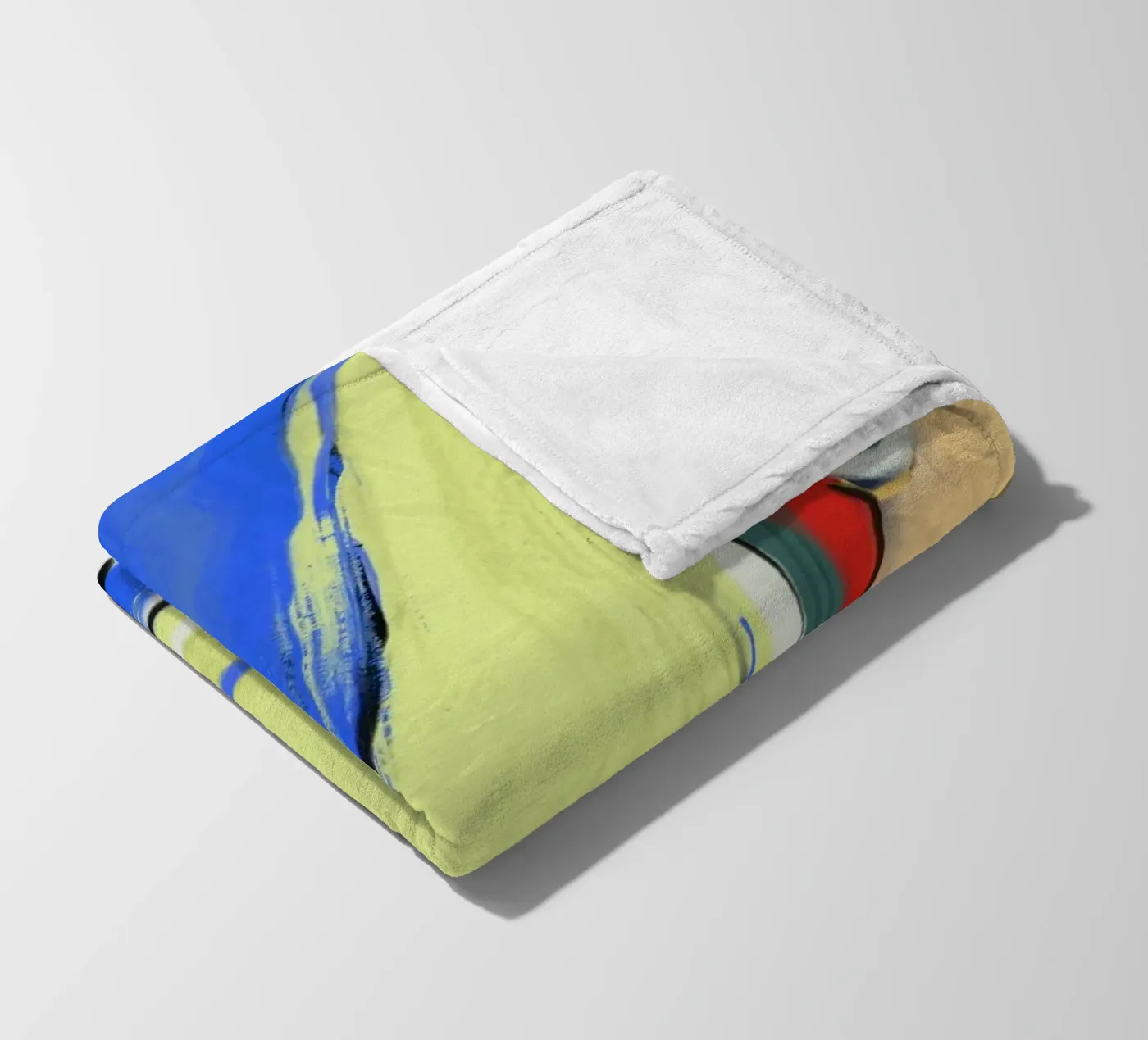 Dynamic fluidity fleece blanket by Little Dean