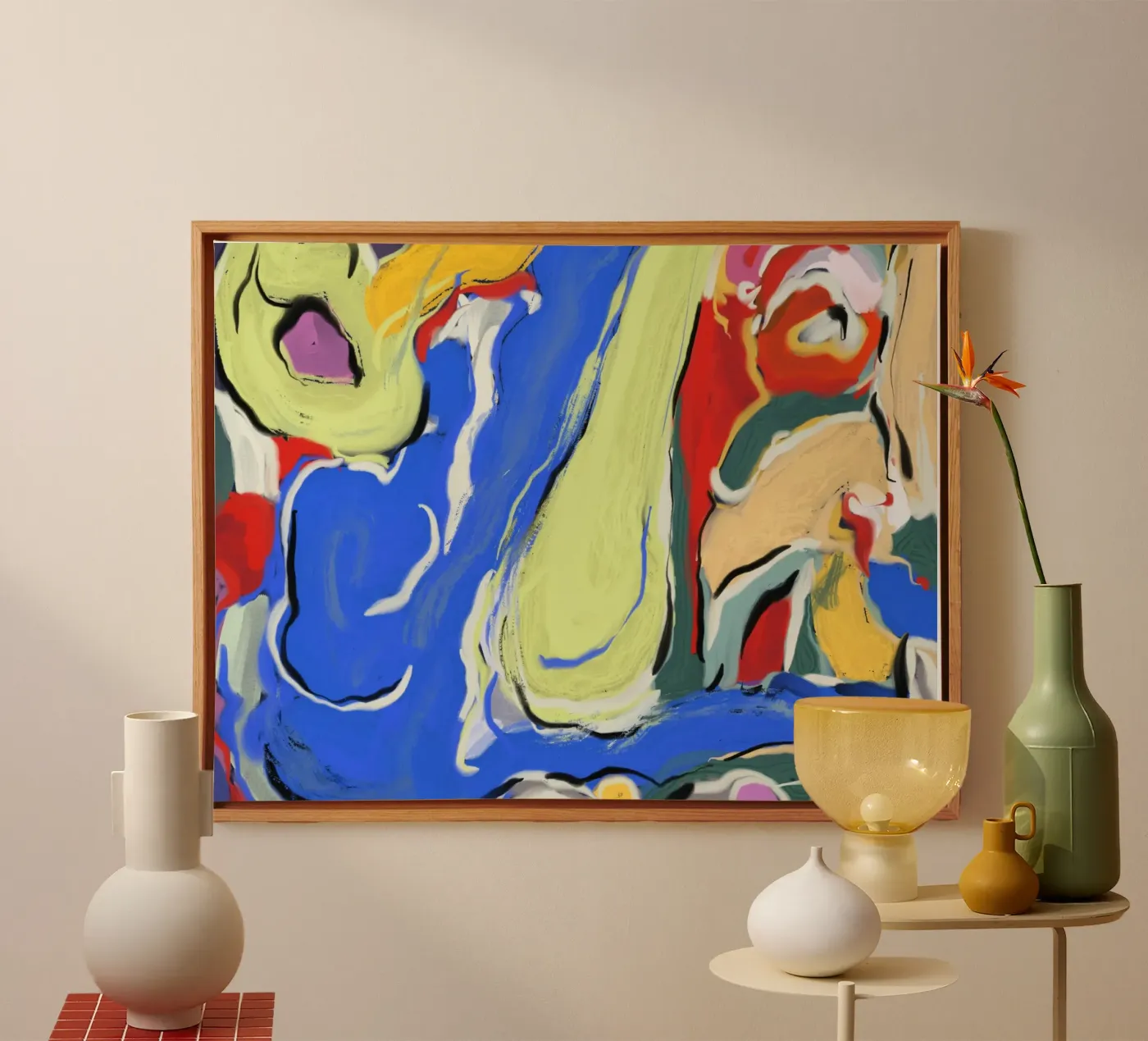 Dynamic fluidity canvas by Little Dean