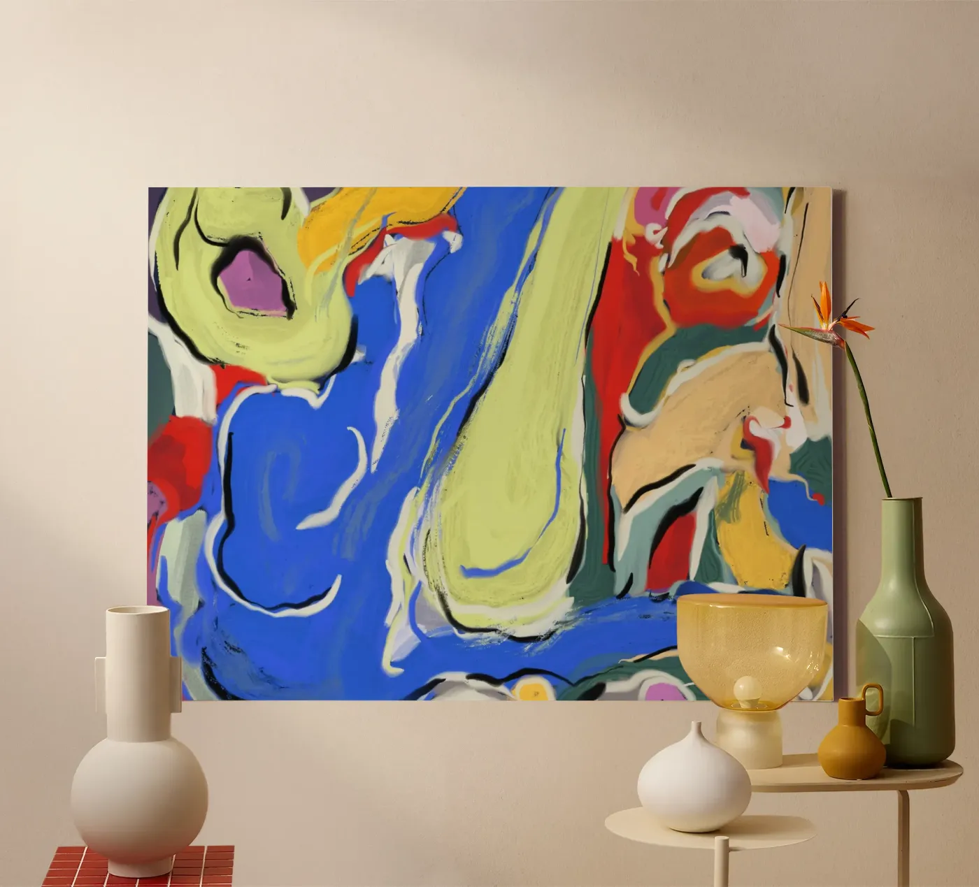Dynamic fluidity canvas by Little Dean