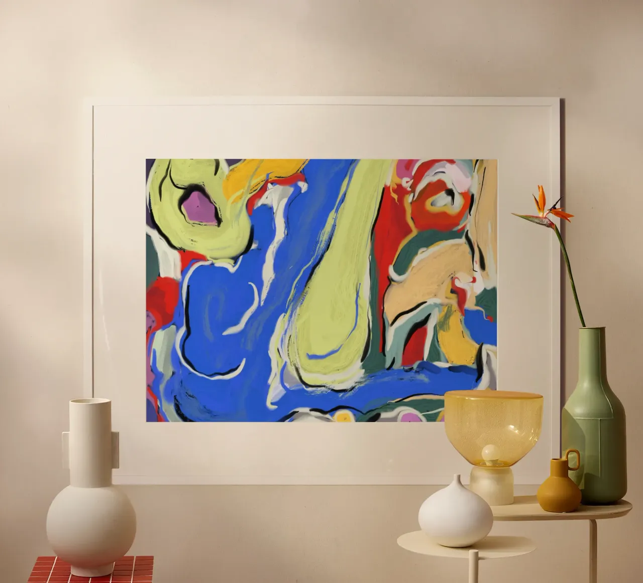 Dynamic fluidity poster by Little Dean