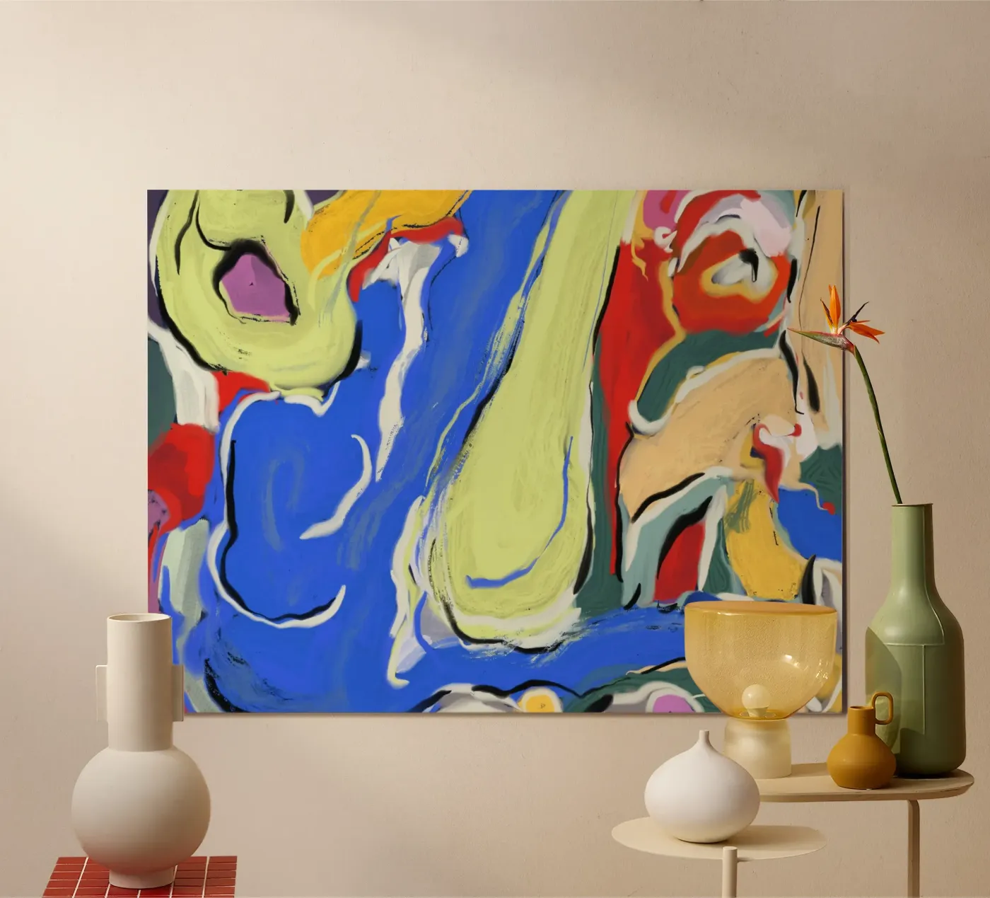 Dynamic fluidity poster de Little Dean