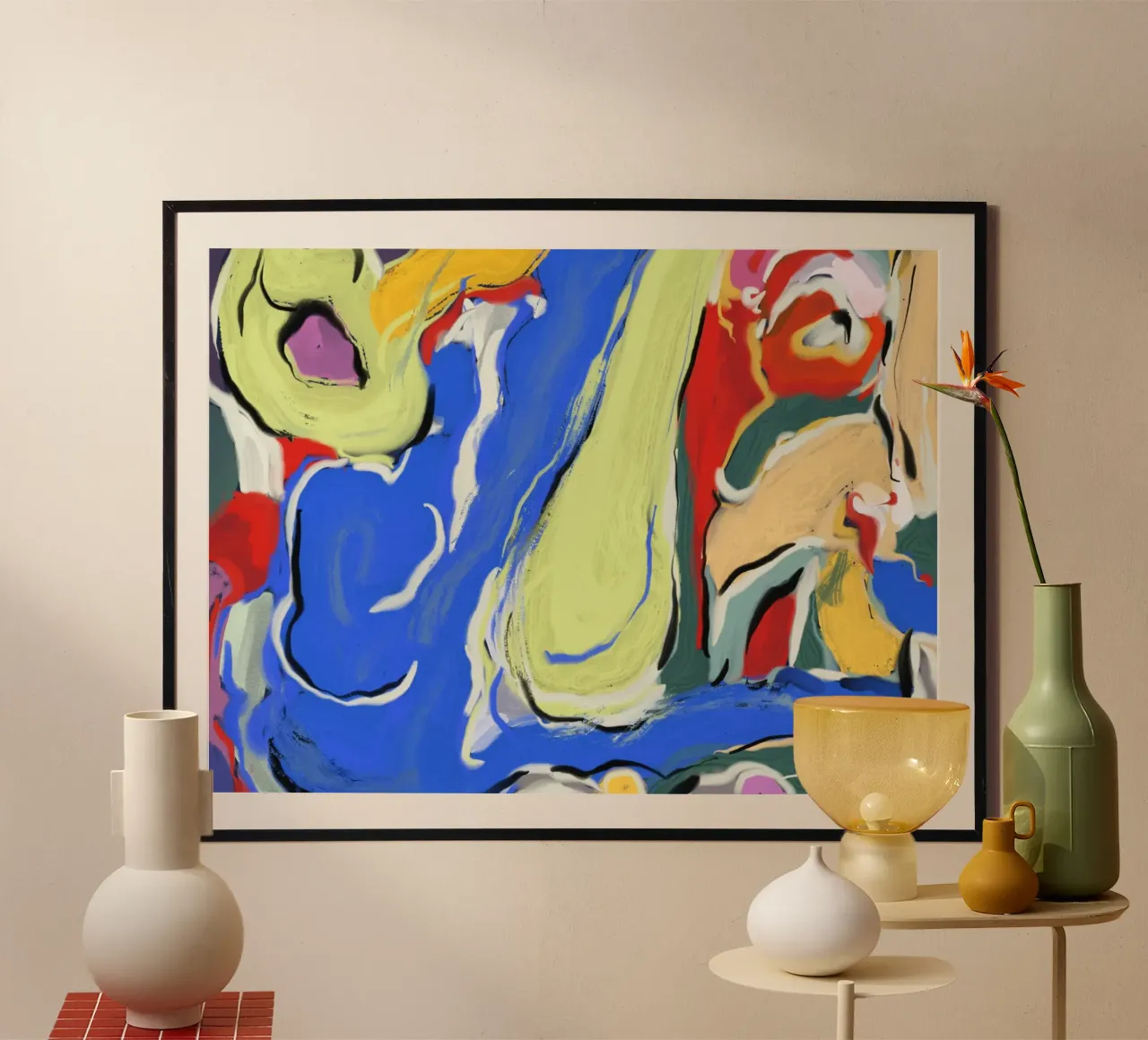 Dynamic fluidity poster by Little Dean