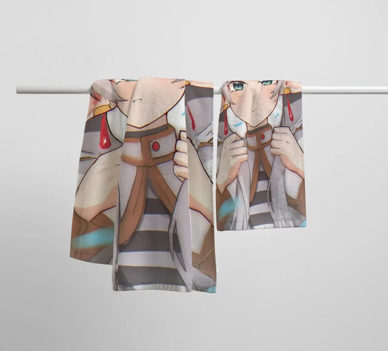 ragazza timida asciugamano da bagno da Evie Shop