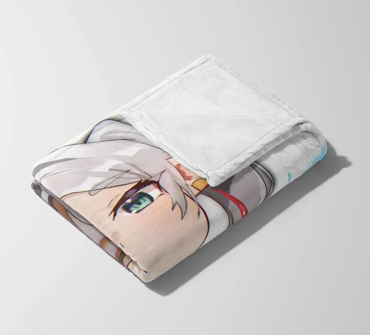 ragazza timida coperta in pile da Evie Shop