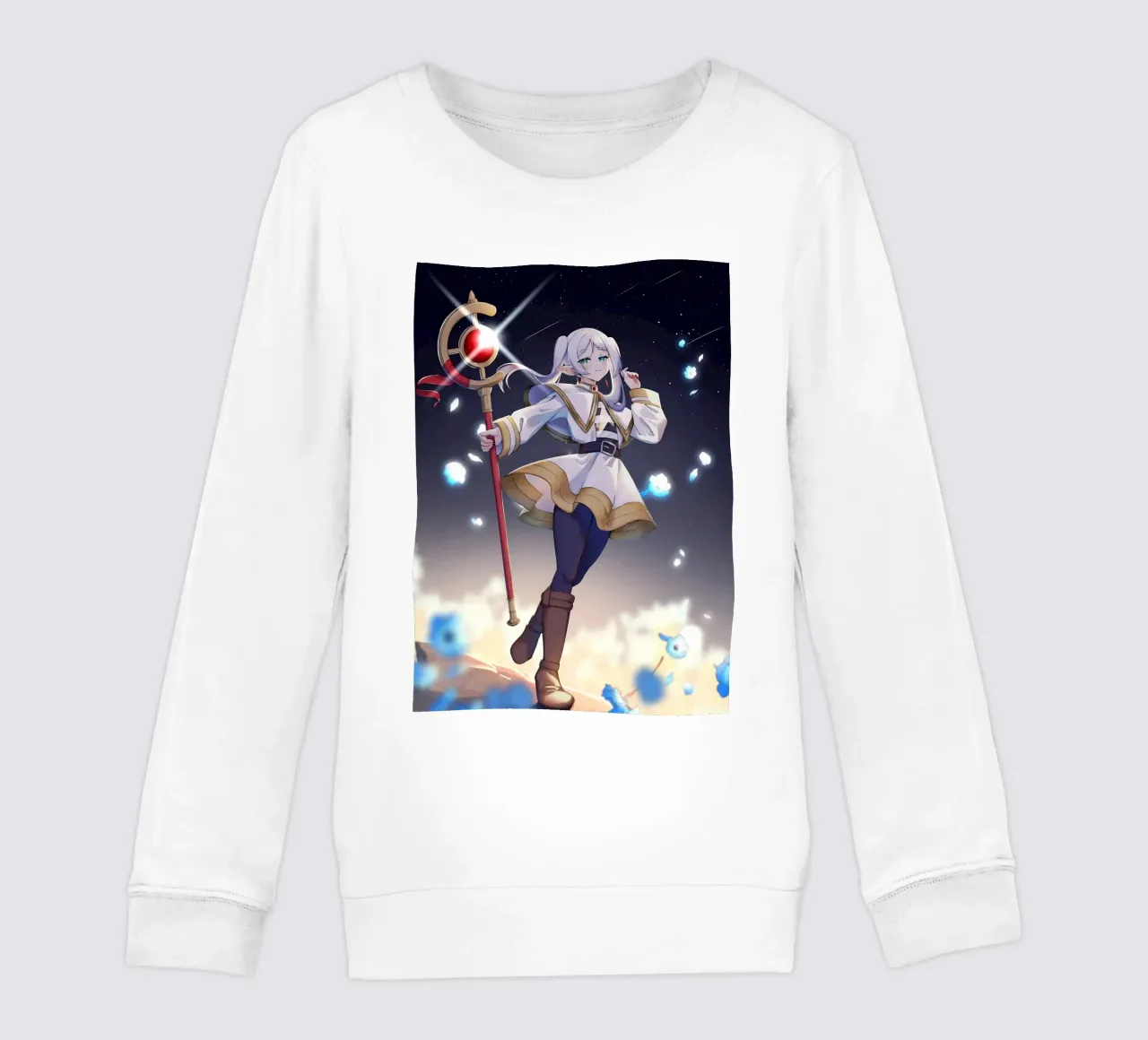 ragazza e cielo serale felpa bambino da Evie Shop