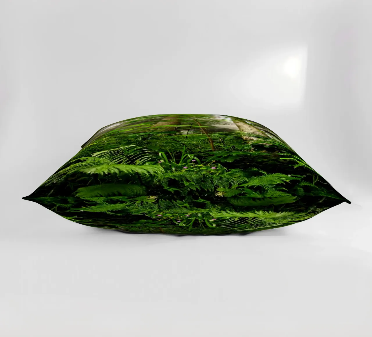 Forest #01: Emerald Canopy - Misty Forest Serenity cuscino da zenitt