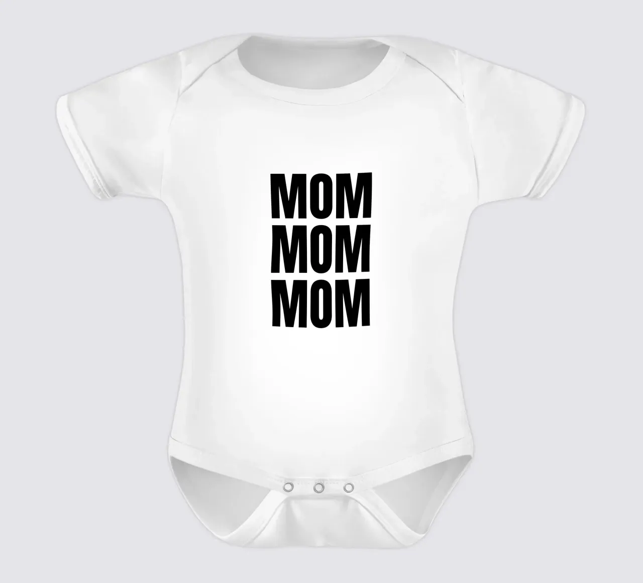 Mamma Mamma Mamma body neonato maniche corte da YV TYPOGRAPHY