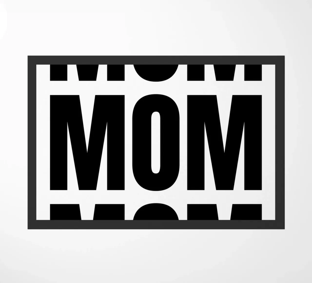 Mamma Mamma Mamma zerbino da YV TYPOGRAPHY
